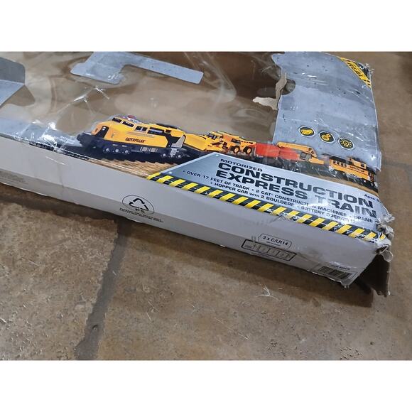 STORAGE BOX For 2014 Toy State CAT Caterpillar Construction Express Train Empty - Picture 1 of 16